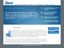 Tablet Screenshot of guestresearch.com